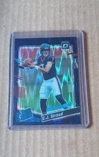 2023 Panini Donruss Optic - Rated Rookie C.J. Stroud #244 Purple Shock Prizm...