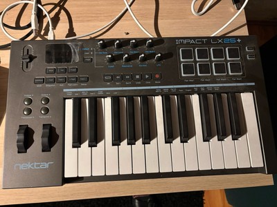 Nektar Impact LX25+   25-Key USB MIDI Controller Keyboard inkl. Pads & DAW-Integ
