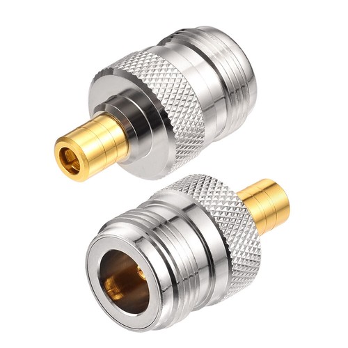 2-Pack N Jack Female to SMB Male Coaxial Adapter for Wireless LAN Devices - 第 1/5 張圖片