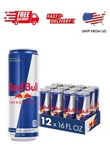 Energy Drink 16 Fl Oz Cans 12 Pack Beverage Need Boost Caffeine Taurine