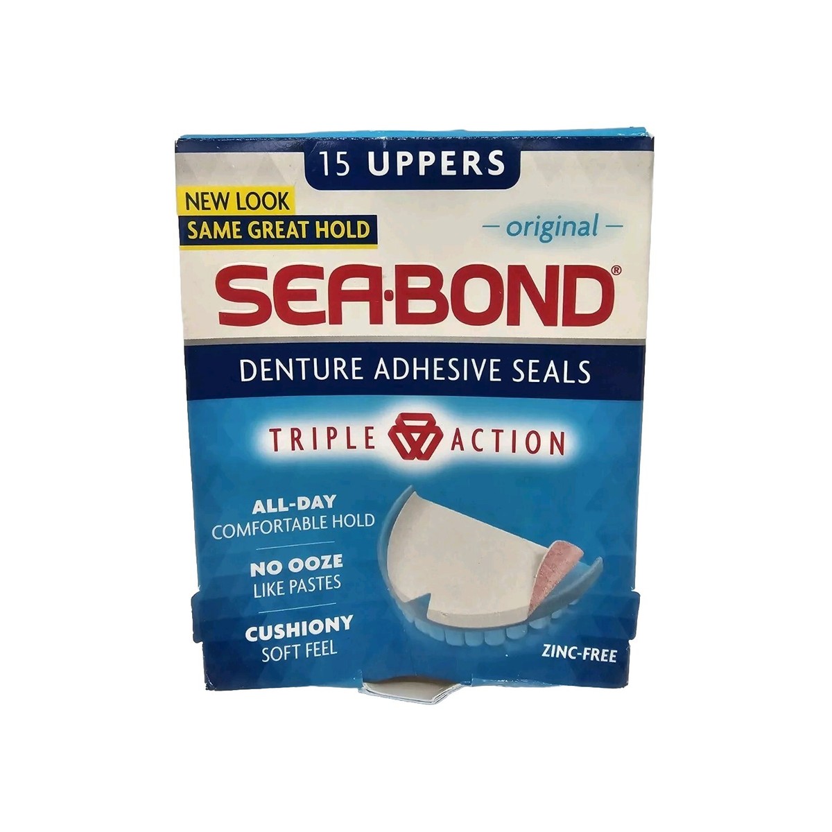 SEA-BOND Denture Adhesive Seals Uppers Original 15 ea | eBay