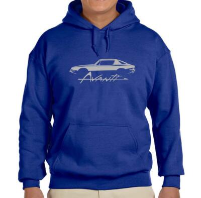 Studebaker Avanti Royal Blue Hoodie Sweatshirt FREE SHIP