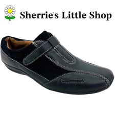 Women's Natural Soul Naturalizer Frasier Black Leather Comfort Shoes size 8.5M