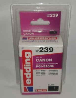 EDDING EDD- 239 - Tinte - Canon - schwarz - PGI- 520BK - refill