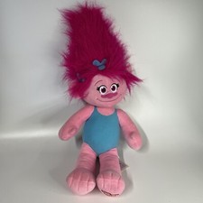BUILD A BEAR Dreamworks Trolls Princess Poppy Plush Stuffed Doll Dress 24" LARGE