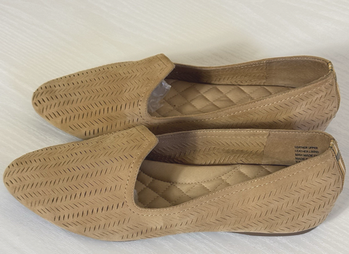 Birdies The Heron Loafer Flats Suede Tan Women's size 9.5