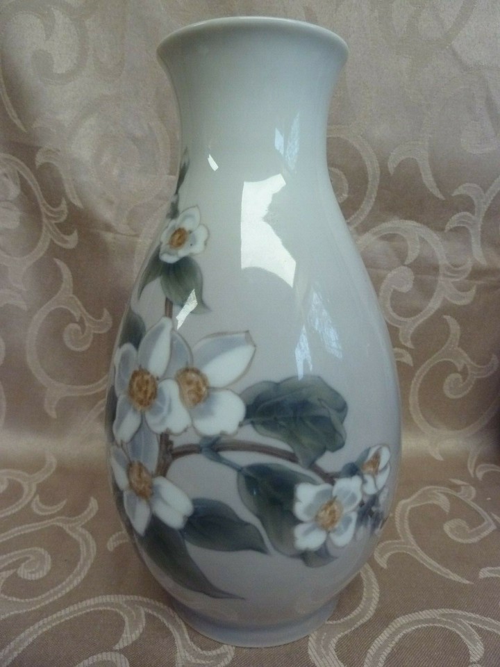 Bing & Grondahl Vase with floral design eBay