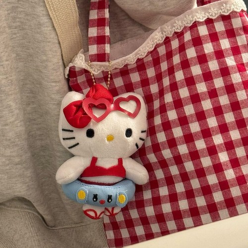 Cute cartoon swimming circle cat pendant high value bikini cat pendant bag ornam - Picture 11 of 18