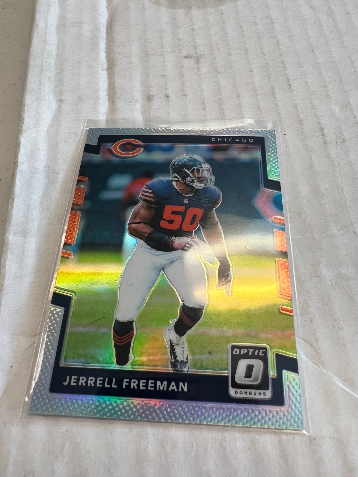 Jerrell Freeman 2017 Donruss Optic Silver Prizm #46