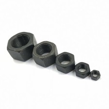 65Pcs M3 M4 M5 M6 M8 M10 M12 Set Hex Nuts Right Hand Thread Assortment Kit