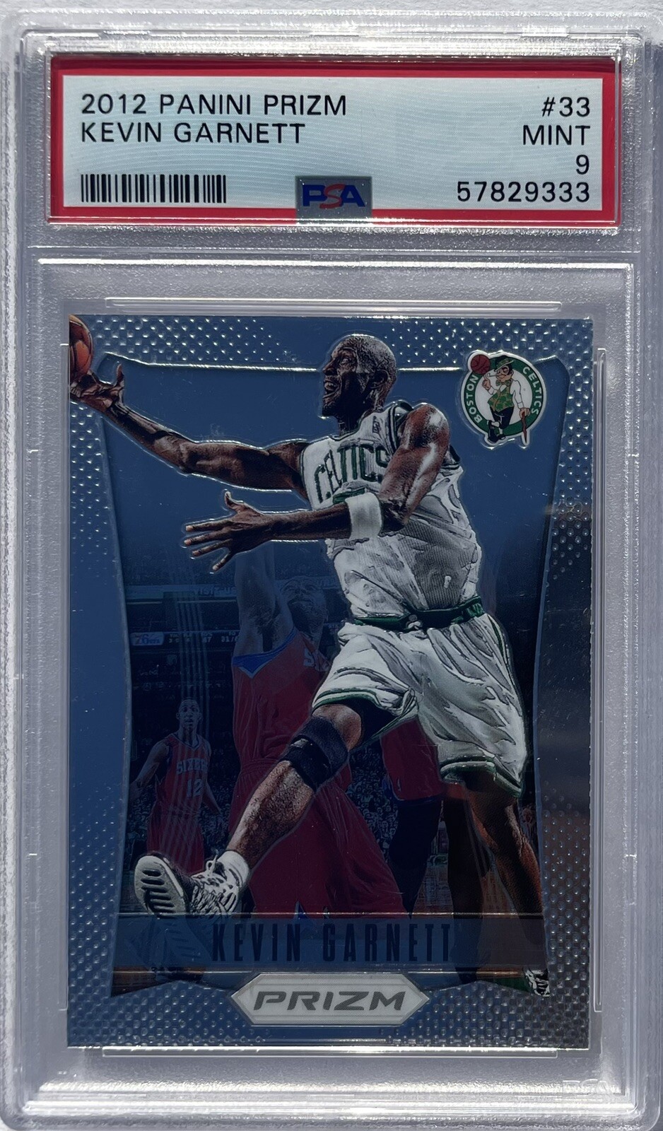 Kevin Garnett 2012 Panini Prizm #33 PSA 9