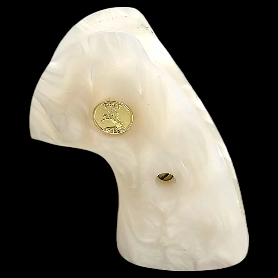 Luxury Colt Python / Anaconda White Pearl Grips – Special Offering - Image 4 of 4