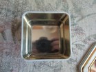 Small Thinking Angel Square Tin, 3" x 3" x 1 3/4", small dent in the lid — photo 4