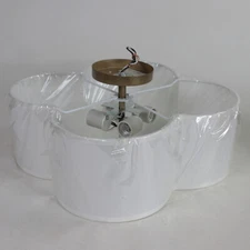 Capital Lighting 4453-561-BG Quinn 4-Light Semi-Flush Mount in Brushed Gold