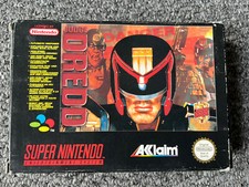 ebay® Auktion 134046538472 | Judge Dredd für SNES Super Nintendo Spiel UK PAL komplett verpackt selten Thumbnail of ebay® auction 134046538472 | Judge Dredd für SNES Super Nintendo Spiel UK PAL komplett verpackt selten
