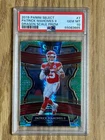 2019 Panini Select Dragon Scale Prizm Patrick Mahomes #7 #'d/88 PSA GEM MINT 10