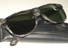 VINTAGE B L RAY BAN PEARLIZED GRAY TORTOISE G15 CRYSTAL WAYFARER II SUNGLASSES