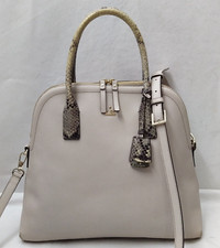 Kate Spade New York Cameron Street Luxe Mega Margot Leather Zipper Satchel Bag