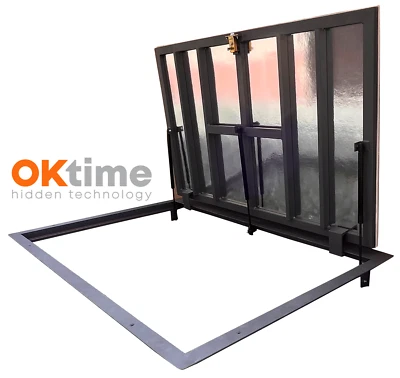 OK TIME Schachtabdeckung 90 x 160 сm Seitenscharniere, Bodenluke Schachtdeckel