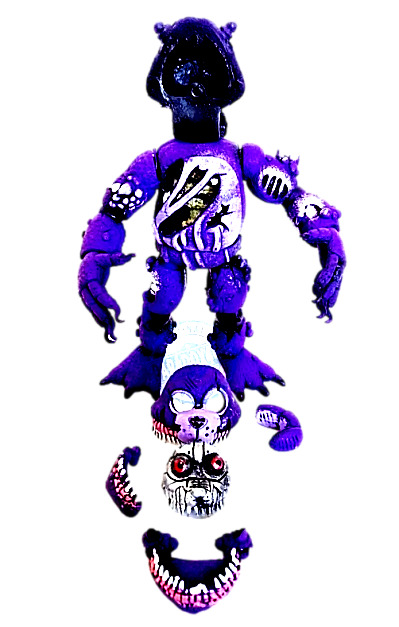 FNAF ANIMATRONIC TWISTED BONNIE action figure size 8 Five Nights at  Freddy's