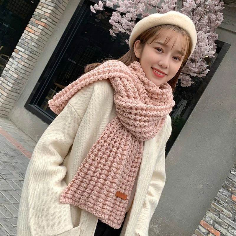 Fashion Women Soft Warm Long Scarves Female Vintage Shawl Winter