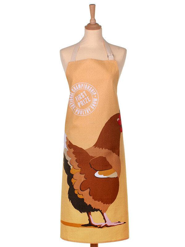Chicken Apron chickens apron hen pinny hens poultry Ulster Weavers cotton apron