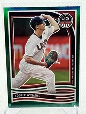 2024 Panini USA Stars & Stripes #57 Cooper Williams Green Foil