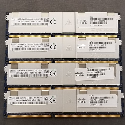 Barrette RAM 32GB DDR3 LRDIMM PC3-14900L - Pour Serveur Dell PowerEdge R820 - ECC 4Rx4 - Garantie à Vie A-Tech
