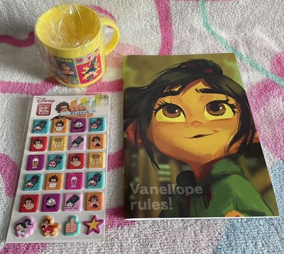 Japan Exclusive Ralph Breaks The Internet Promo Merch Notebook Cup Stickers Lot
