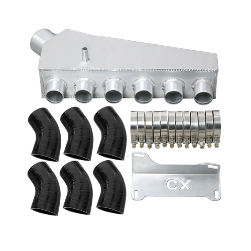 CXRacing Aluminum Intake Manifold for BMW E46 M3 S54 Engine Velocity
