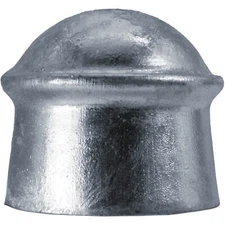 Chain Link Fence Post Cap - Pressed Steel Galvanized