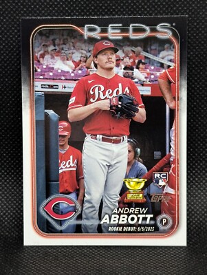 Andrew Abbott 2024 Topps Update Debut Cincinnati Reds #US304 RC