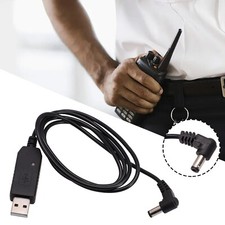 Charging Cable 2.5mm For Baofeng UV-5R UV-5RA UV-82 BF-F8HP UV-9R Walkie Talkie