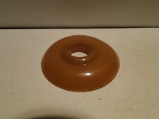 1934-1941 Ford Mercury Interior Door Window Handle Escutcheons Light Brown Tan