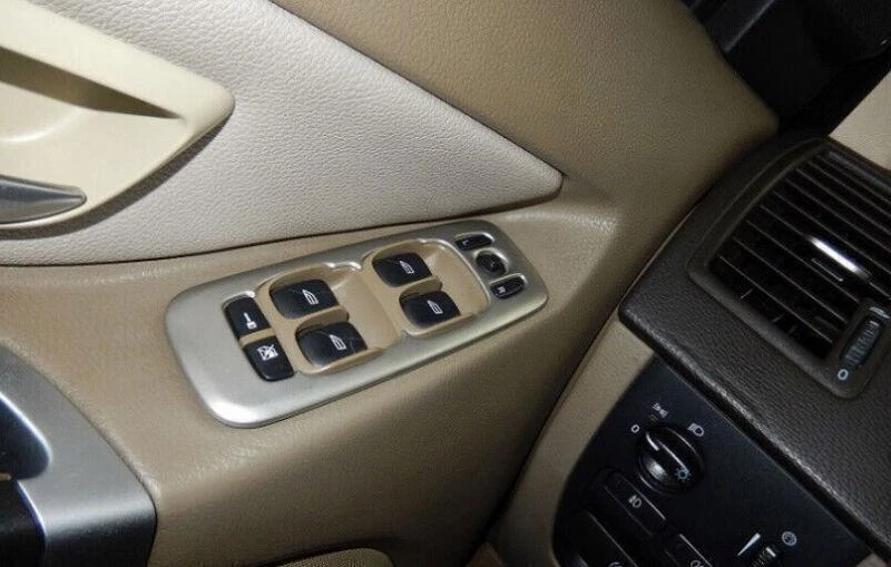 Отделка панели замка подъема окна матовое серебристое стальное стекло для Volvo XC90 2003-2014 - Изображение 4 из 4