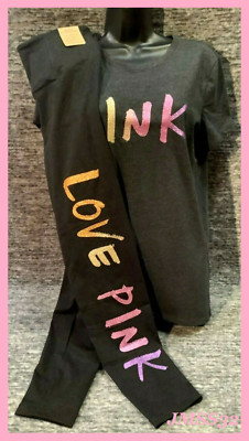 Legging Victoria’s Secret Rose Ombré Avec Brillants - Taille M - Neuf Sans étiquette - Confort Et Style