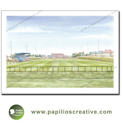 Poster Druck von Preston Athletic Football Club - Pennypit Park A4