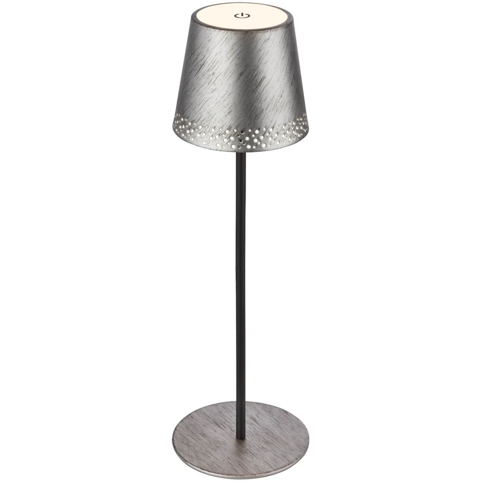 LAMPADA TAVOLO RICARABILE TOUCH MARRONE 280 LUMEN - Immagine 2 di 3