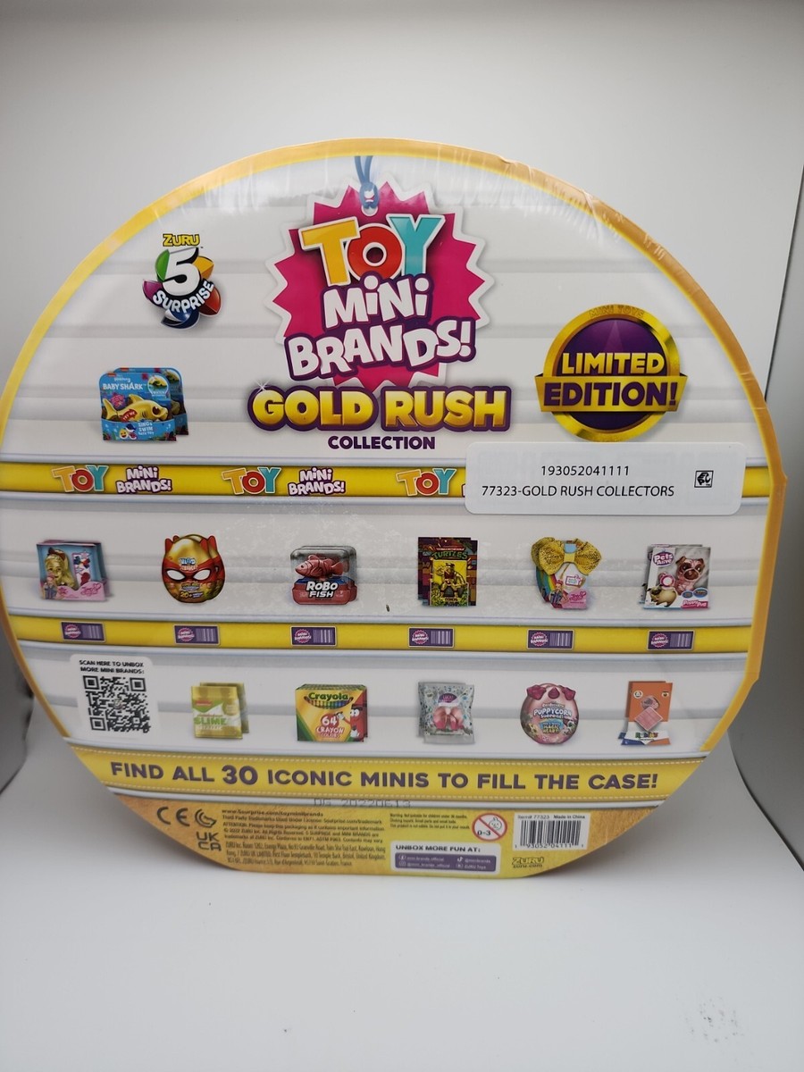 Toy Mini Brands Gold Rush Limited Edition Collectors Case, 50 OFF