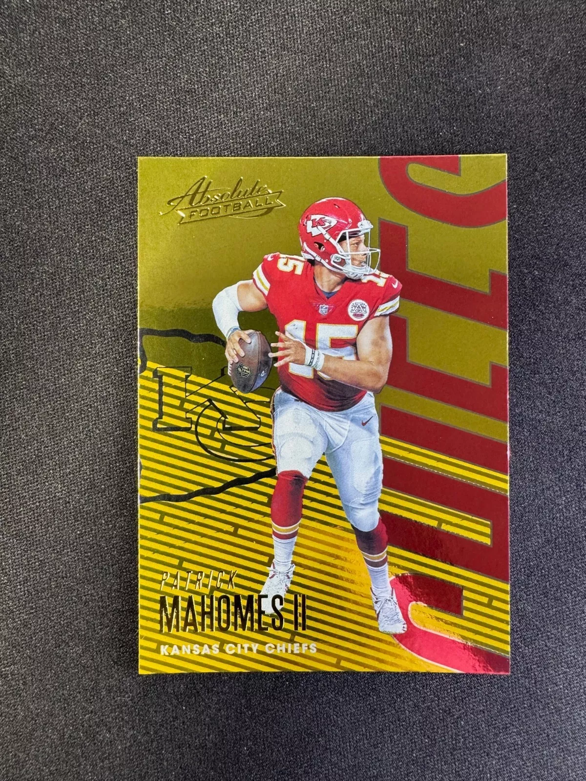 Patrick Mahomes trading card