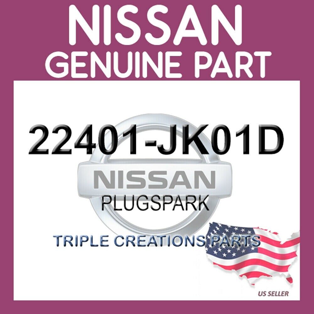Genuine Nissan 22401-Jk01D Spark Plug 22401Jk01D OEM