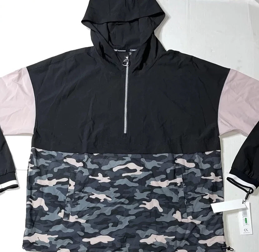 Calvin klein camo deals hoodie