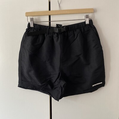 Urban Outfitters Badeshorts iets frans...schwarz Nylon Ripstop Gr. XS