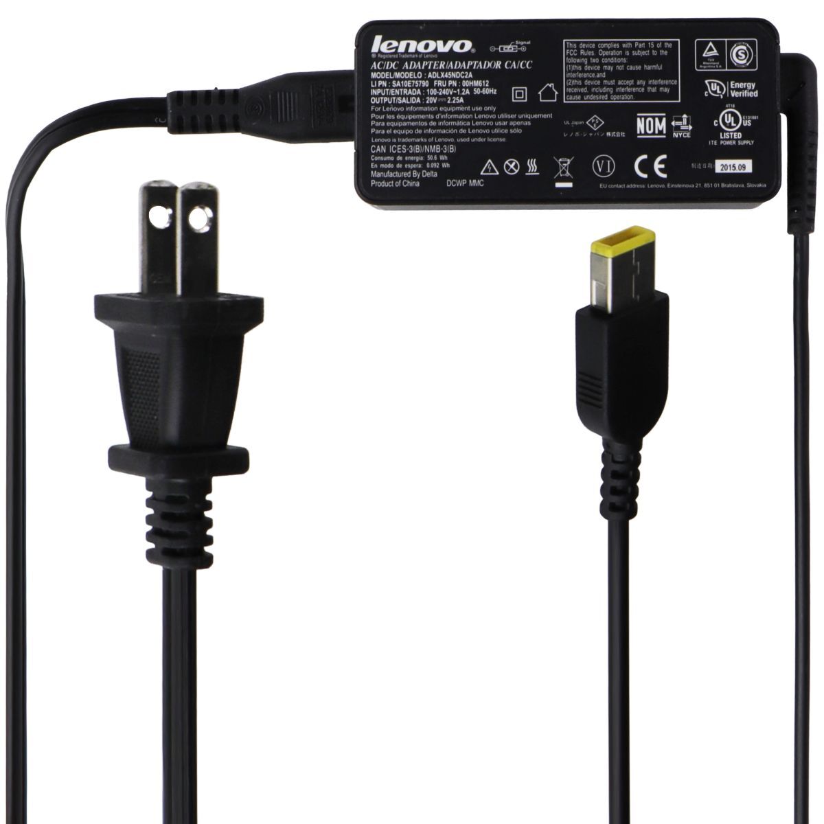 Lenovo AC/DC Adapter OEM Wall Charger Power Supply (ADLX45NDC2A ...