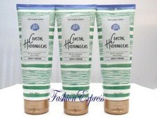 BATH  BODY WORKS COASTAL HYDRANGEAS BODY CREAM 8 OZ LOT OF 3 PCS 