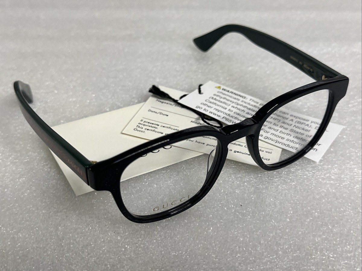 NEW Gucci GG0927O Eyeglasses 001 Black FRAME DEMO LENS 49-19