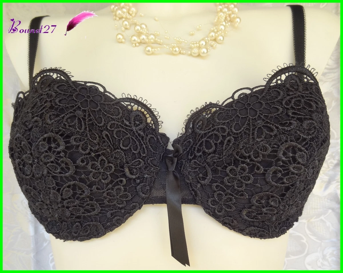 Soutien Gorge PROVEA Jacqueline Noir Bretelle Amovible Taille 100B