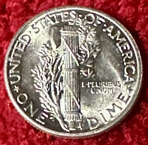 1943 Mercury Dime Choice Gem BU Lustrous Uncirculated Full Band