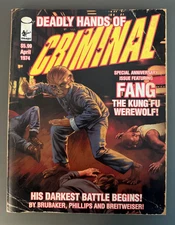 Deadly Hands of CRIMINAL 10th Anniv Special RARE magazine-size variant Brubaker 