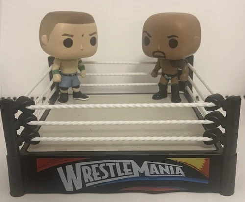 Funko Pop WWE John Cena and the Rock Vinyl Figures 2-Pack Out Of The Box